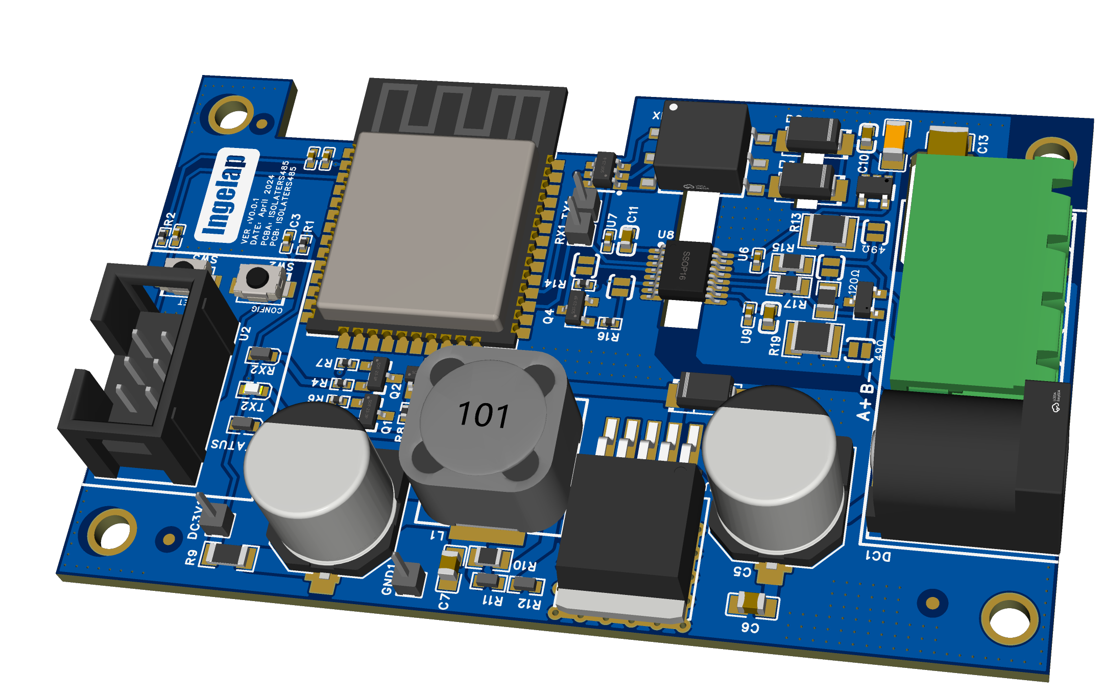 Controlador IoT con RS-485